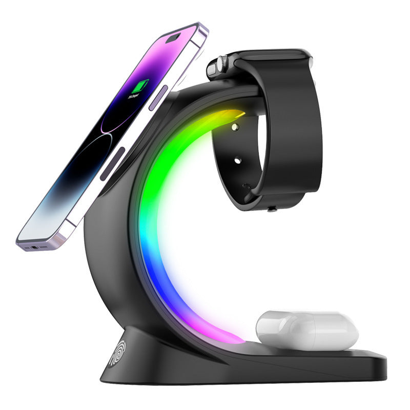 Carregador Magnético 4 em 1 RGB