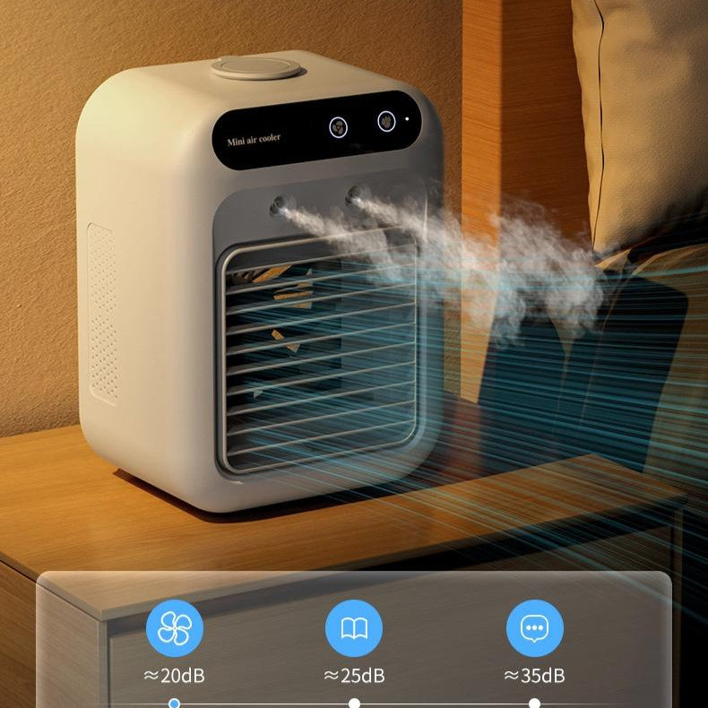 Mini Ar-Condicionado USB – Praticidade e Frescor Instantâneo