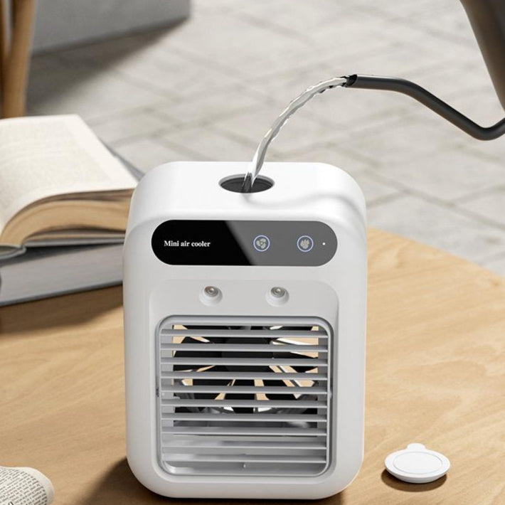 Mini Ar-Condicionado USB – Praticidade e Frescor Instantâneo