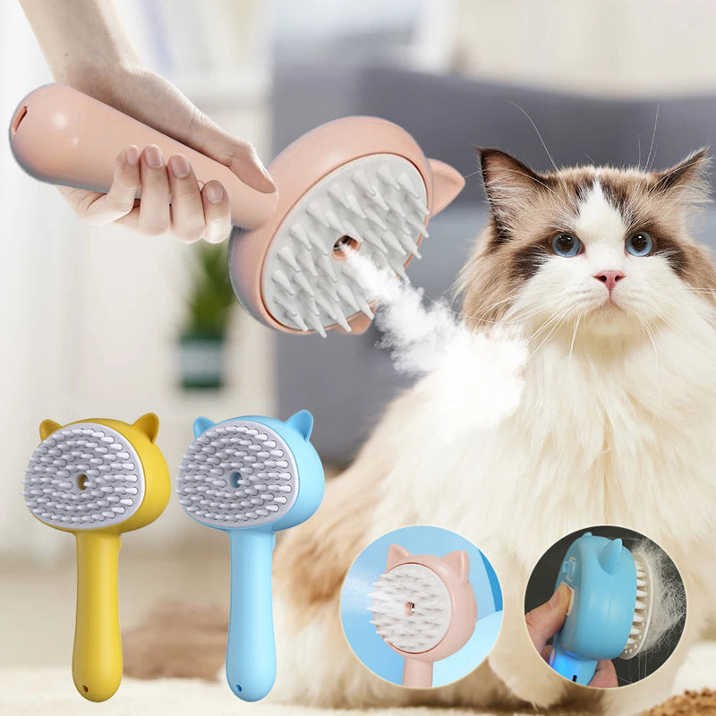 Escova Removedora de Pelos a Vapor LumoPet